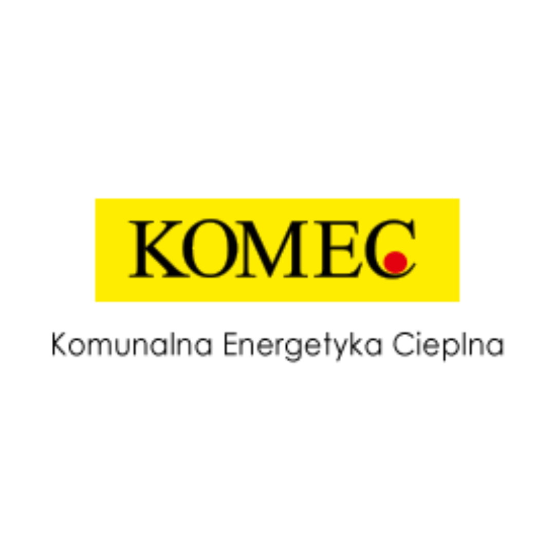Logo KOMEC - Komunalna Energetyka CIeplna